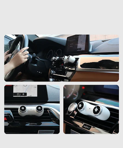 Title 5, Futaba Negative Ion Compact Mini Car Air Purifi...