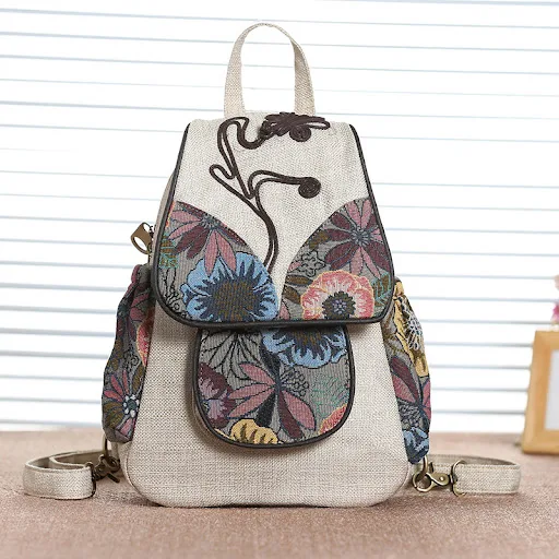 Title 5, Mochila étnica original para viagens e uso diár...