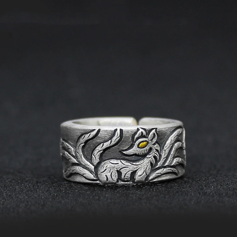 Anillo Dorado para Hombre y Mujer Pareja Moda Personalidad Unico Joya Regalo Ideal Expresa Amor y Estilo Elegante — foto 3