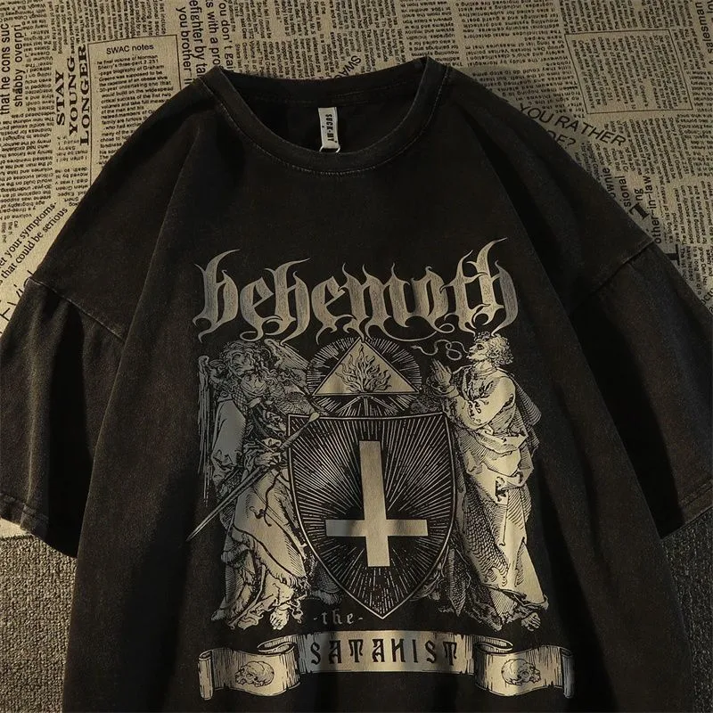 Camiseta de manga curta com gola redonda e estampa de desenho animado, perfeita para crianças, confortável e estilosa, ideal para brincar. — foto 12