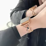 Rose gold and silver case
