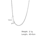 Colar com pingente de 26 letras, aço inoxidável 304 com dois furos. Personalize seu visual com elegância e estilo. — foto 21