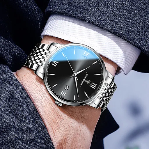 Title 5, Waterdicht lichtgevend herenmode horloge. Blijf...