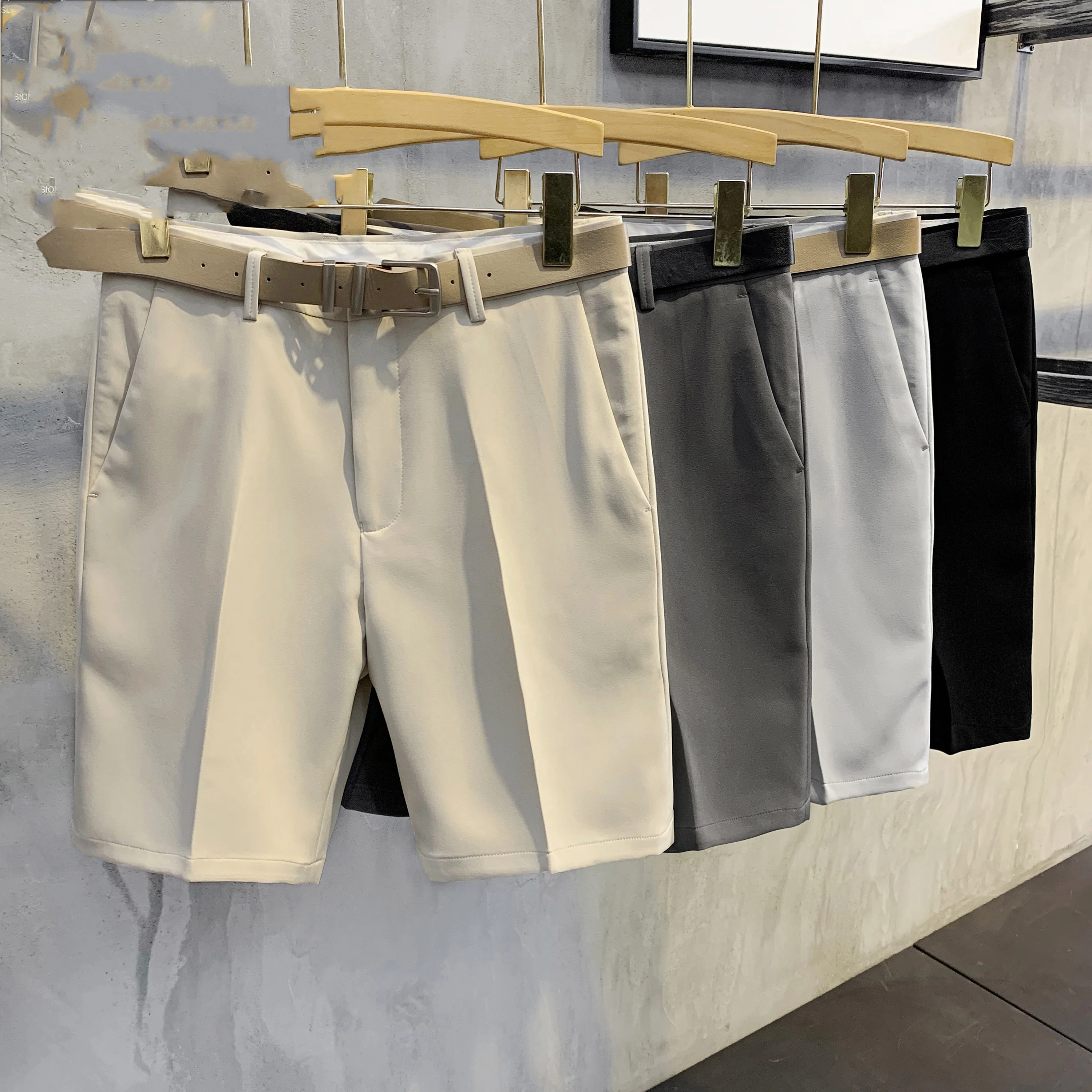 Title 8, British Style Short Trousers Handsome and Styli...