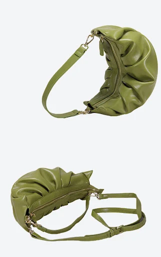 Title 3, Creative Dumpling Folding Armpit One-shoulder C...