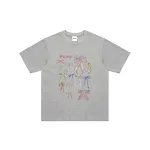Camiseta de manga curta Electronic Butterfly Country Fashion. Design moderno e confortável para o dia a dia. Perfeita para um visual casual e estiloso. — foto 17