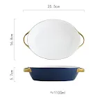 Dark Blue Oval