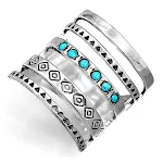 Anel Turquesa Vintage Vazado de Moda, Estilo Retro, Jóia Feminina, Design Único, Acessório Elegante, Perfeito para Presentear. — foto 1