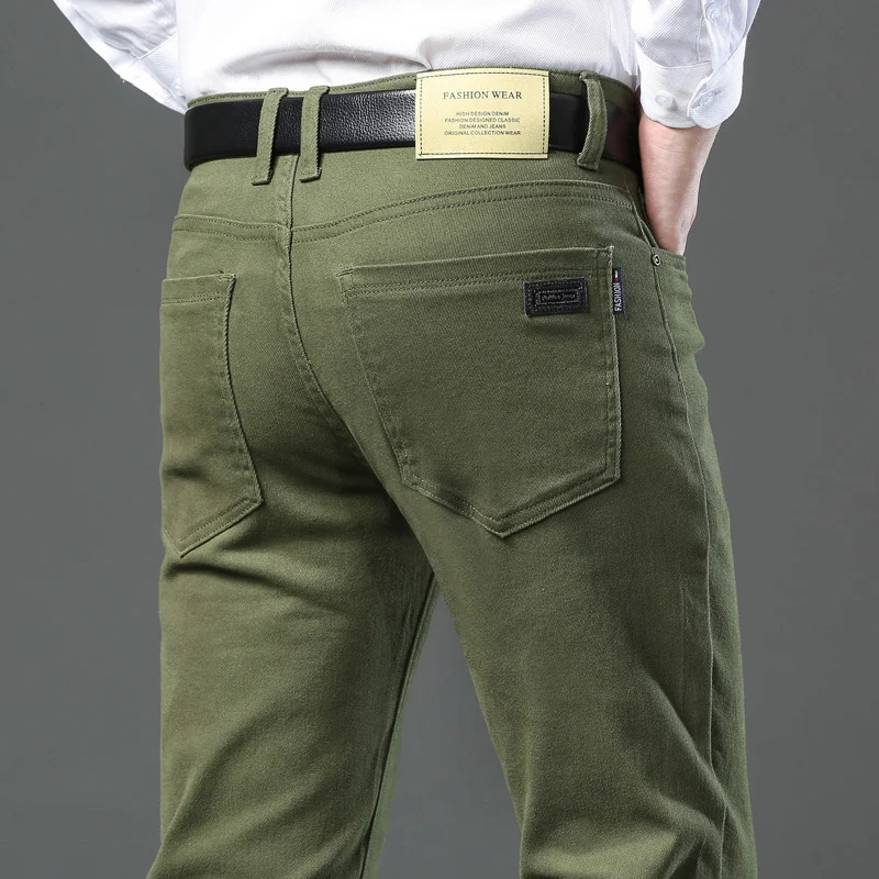Plus Size Men's Casual Straight Stretch Pants Comfortable Mid-high Waist Perfect for Everyday Wear and All-Day Comfort — photo 8