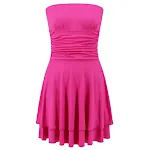 Vrouwen Tube Top Cake Rok Slim-fit Sheath Dress, getailleerde pasvorm en stijlvol design, ideaal voor een elegante uitstraling. — foto 22
