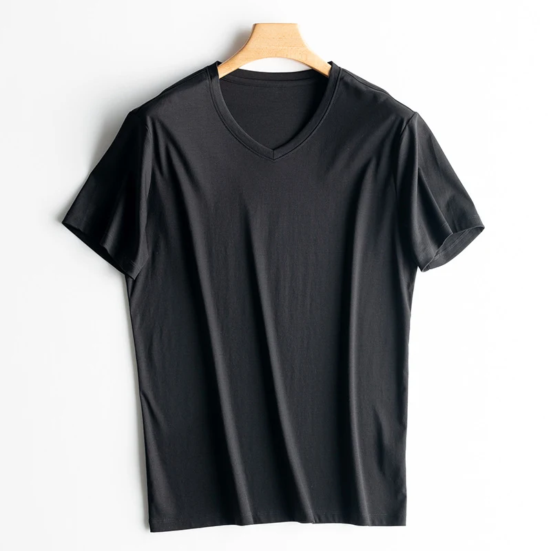 Title 3, Mens Luxury Silk & Mercerized Cotton T-shirt S...
