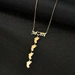 Colar MOM de Aço Inoxidável com Nome Personalizado Um presente fashion para mamãe Joia elegante e exclusiva para celebrar o amor materno. — foto 5