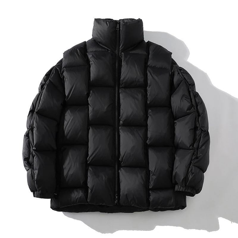 Title 5, Mens Down Jacket Fashion Woven Style Warm and ...