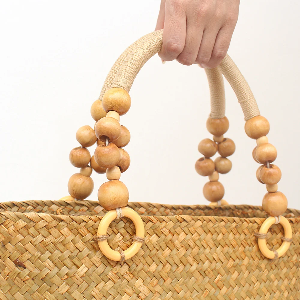 Retro Straw Handbag Large Capacity Perfect for Summer Outings and Shopping Spacious and Stylish to Carry All Essentials — photo 15