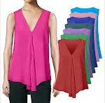 Women's Loose Sleeveless Vest Comfortable summer essential, perfect for casual wear or layering, light and airy, versati — photo 1