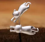 S925 Frosted Earrings with box