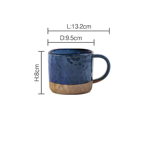 Title 6, Literary Handmade Stoneware Large Capacity Coff...