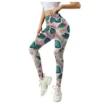 Amazon AliExpress Popüler Baskılı Yoga Slim Pantolon, yoga, fitness ve günlük kullanım için rahat, şık ve hareket özgürlüğü sunar. — Fotoğraf 13