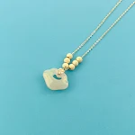 Colar S925 de prata esterlina para mulheres, design especial e jade Hetian de alta qualidade. Elegância duradoura. — foto 6
