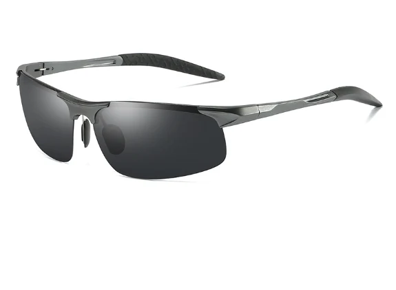 Men's Aluminum Magnesium Fashionable Polarized Sunglasses provide superior UV protection and clarity, perfect for drivin — photo 14