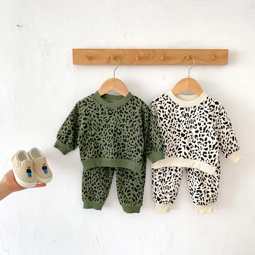 Title 11, Suéter de bebê com estampa de leopardo, moda fo...
