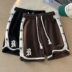 Men's Fashion Casual Wide-leg Letter Printed Shorts, comfortable and stylish for everyday wear, perfect for a relaxed su — photo 9