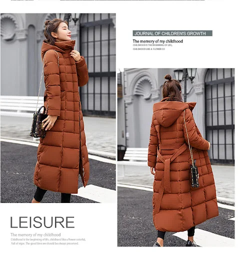 Title 18, Thick warm down jacket coat female