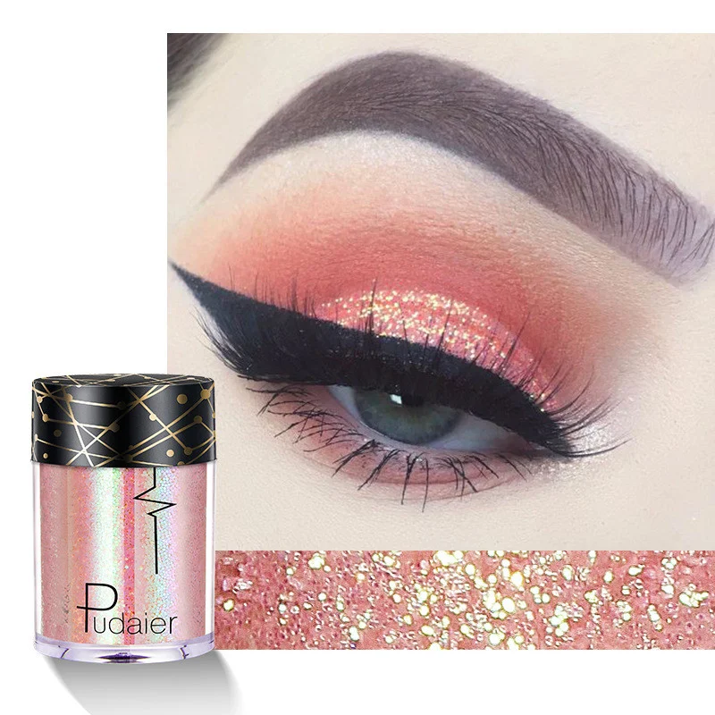 Title 4, Monochrome Eyeshadow with Glitter and Sequins, ...