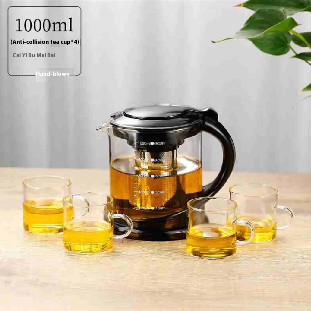 Tempered Spout Glass Household Water Kettle Teapot. Brew delicious tea and more with this durable and stylish glass wate — photo 10