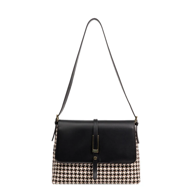 Bolso Cuadrado Pequeño Simple con Estampado de Leopardo de Invierno para Combinar Colores Perfecto para un Look Elegante y Funcional — foto 4