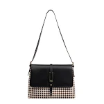 Bolso Cuadrado Pequeño Simple con Estampado de Leopardo de Invierno para Combinar Colores Perfecto para un Look Elegante y Funcional — foto 4