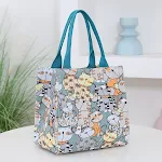 Bolsa de mão portátil feminina com desenho de desenho animado e grande capacidade. Leve tudo o que precisa com estilo e praticidade. — foto 4