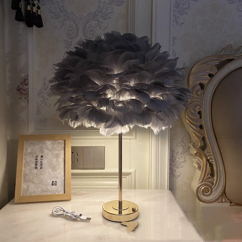 Bedroom Bedside Warm Touch Romantic Table Lamp for creating a relaxing and romantic ambiance. Perfect for bedside tables — photo 8