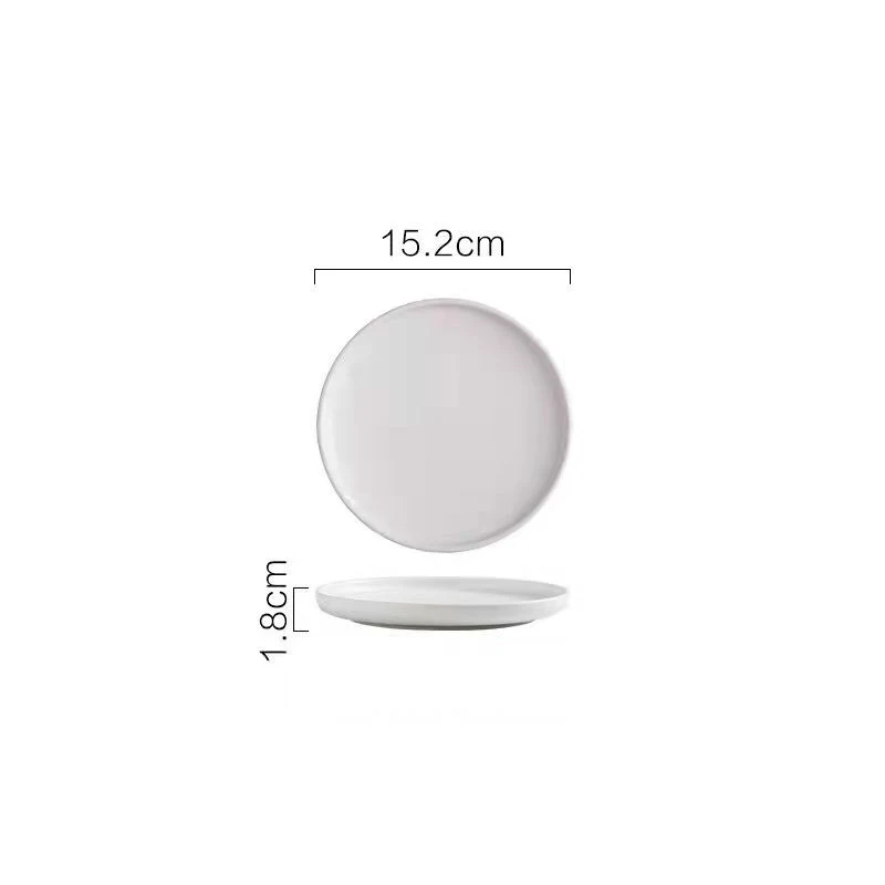 Ceramic Dinner Plates Steak Plate Dishes Western Food Elegant Design Serve with Style Enjoy your meals These durable pla — photo 18