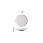 Ceramic Dinner Plates Steak Plate Dishes Western Food Elegant Design Serve with Style Enjoy your meals These durable pla — photo 18