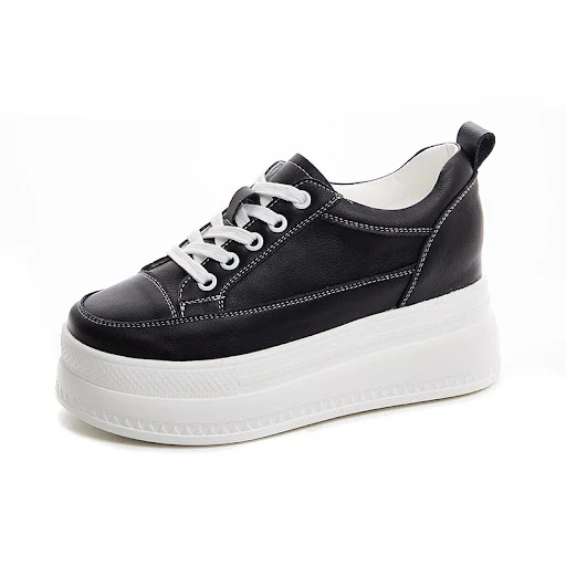 Title 4, Zapatillas Blancas Mujer Verano Nuevo Estilo Pi...