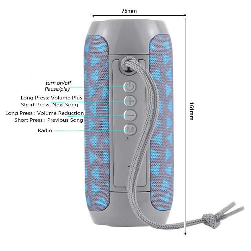 Title 11, Enceinte Bluetooth sans fil 10W étanche colonne...