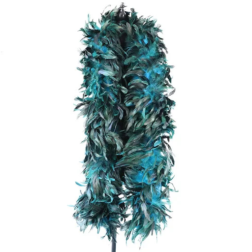 Title 1, Catwalk – écharpe colorée en plumes de poulet, ...