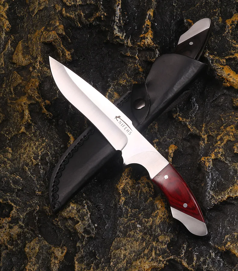 9 Chrome Integrated Steel High Hardness Outdoor Survival Knife, a durable tool for camping, hiking, and wilderness adven — photo 7