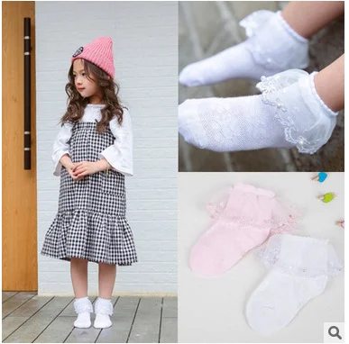 Lace girls socks Elegant and comfortable socks for your little one's feet. Perfect for special occasions or everyday wea — photo 2