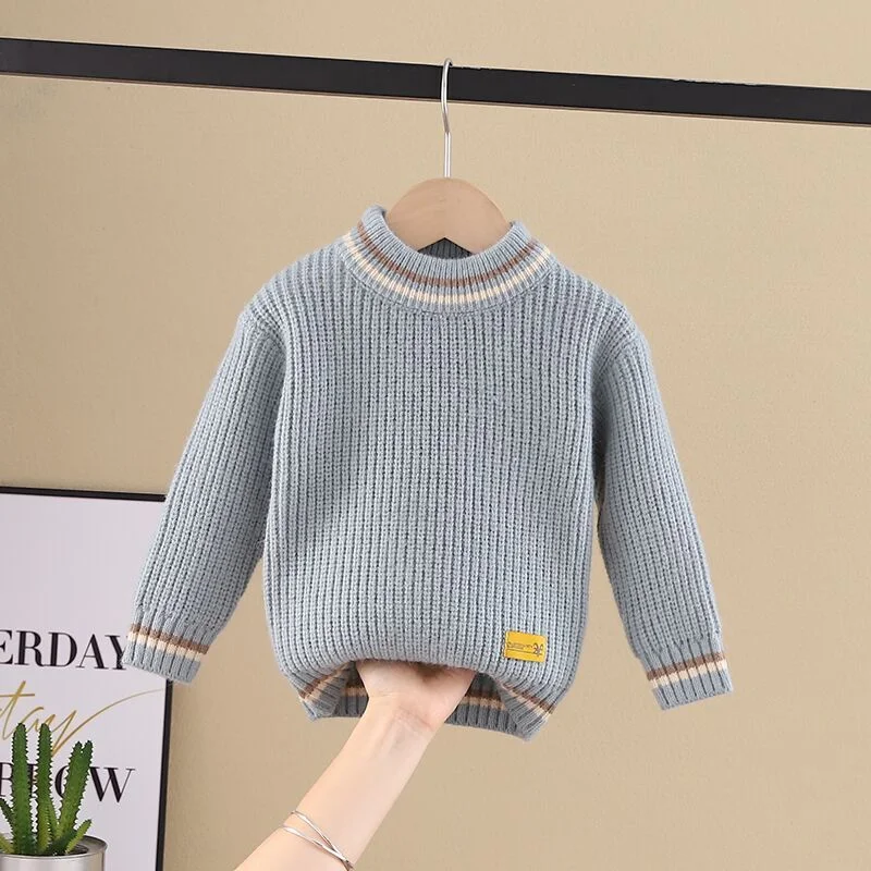 Maglione Bambino Girocollo Pullover, Morbido e Confortevole, Perfetto per l'Uso Quotidiano, Caldo e Alla Moda, Per Bambini di Tutte le Età — foto 1