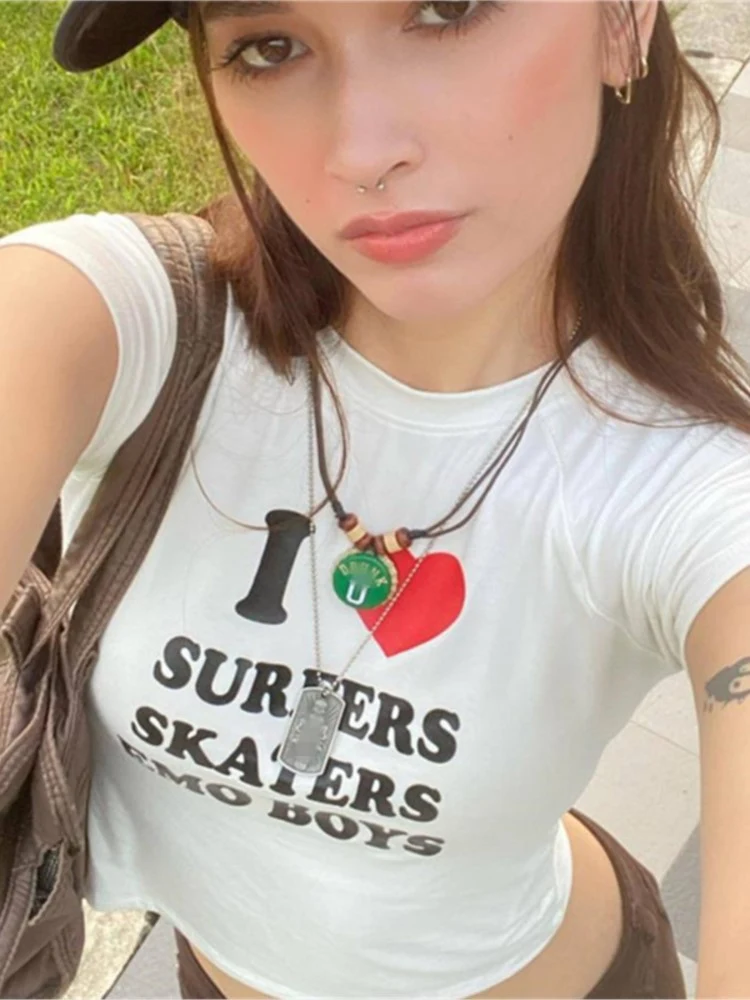 Title 6, Camiseta de manga corta entallada para mujer co...
