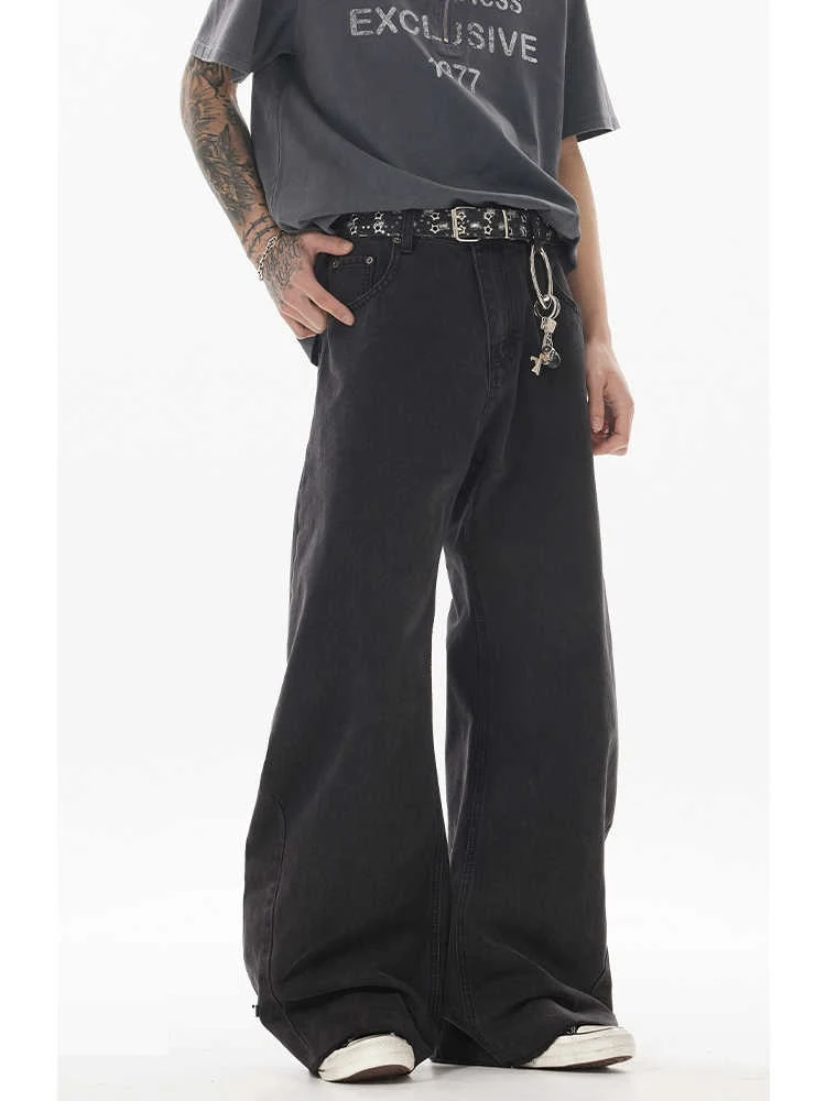 Title 6, High-Grade American Washed Jeans Mens All-matc...