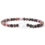 Pulseira Feminina de Corda Elástica com Miçangas e Concha Acessório Charmoso e Delicado Ajuste Confortável Ideal para Presentear — foto 34