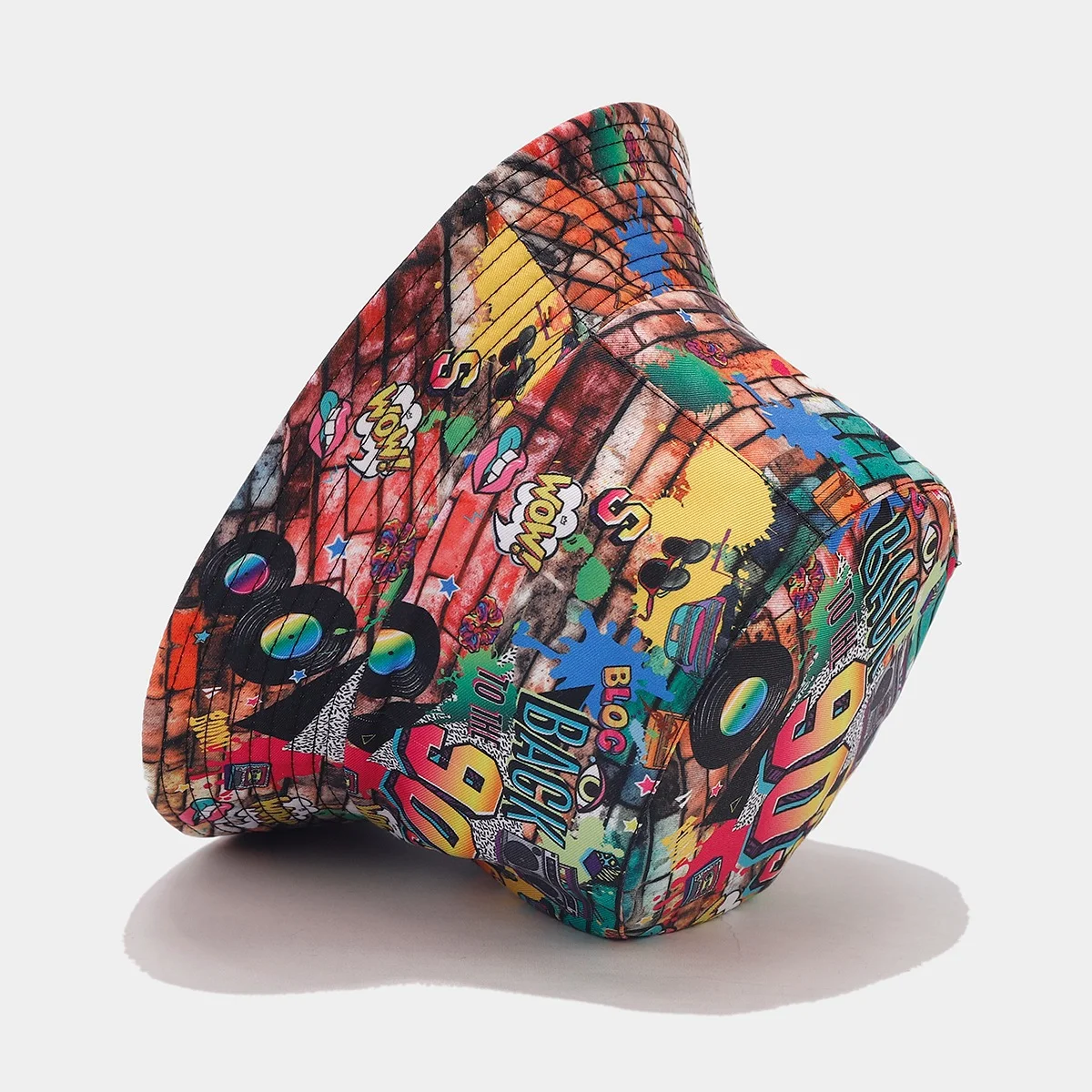 Title 7, Graffiti Double-sided Bucket Hat for Women, per...