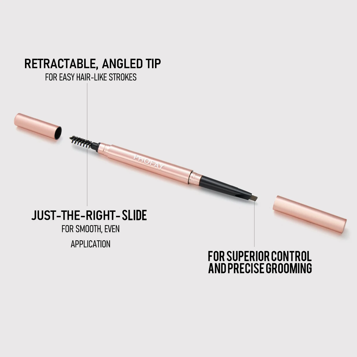 Title 6, PHOFAY Eyebrow Pencil for Defined and Natural B...