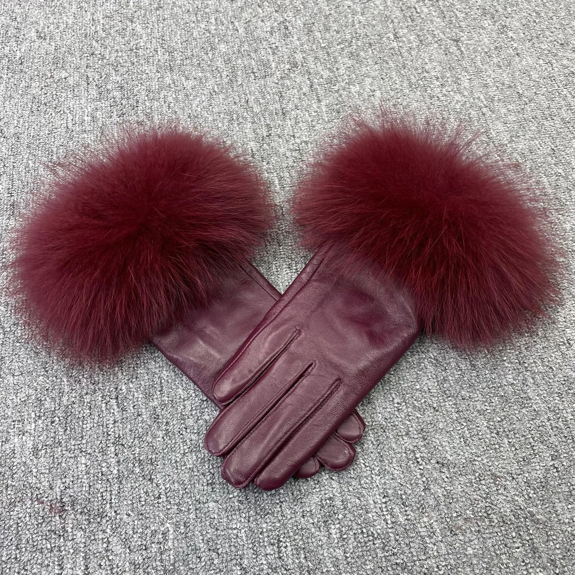 Casaco de inverno europeu e americano com raposa, quente e charmoso para mulheres. Ideal para climas frios. Produto cross-border. — foto 15