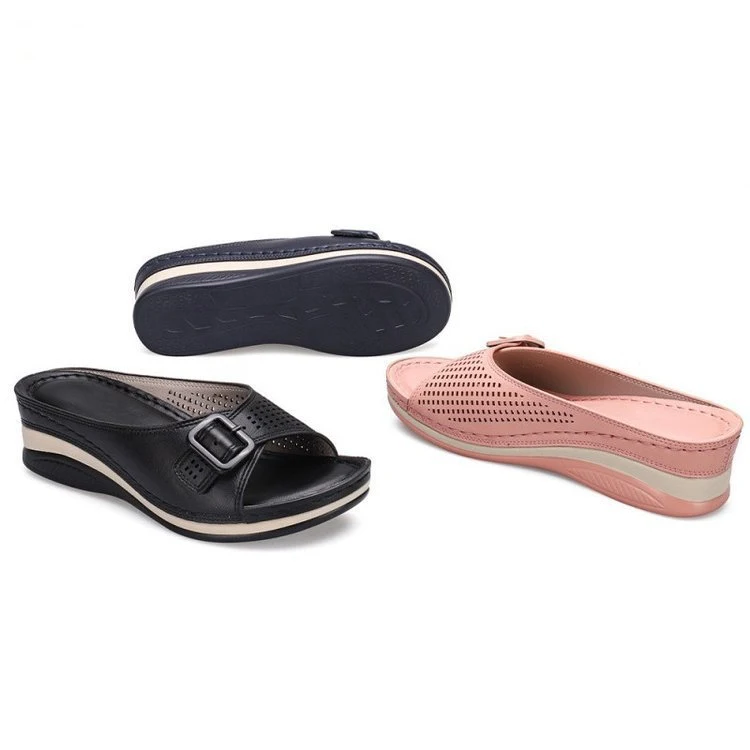 Title 3, Womens Flat-soled Thick-soled Wedges Casual Shoes