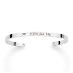 Lettergravure Armband Yuyan Legering Een unieke en gepersonaliseerde armband om je gevoelens stijlvol te uiten. Ideaal als cadeau. — foto 6