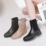 Botas de chuva femininas impermeáveis antiderrapantes, perfeitas para manter seus pés secos e seguros em dias chuvosos. — foto 8